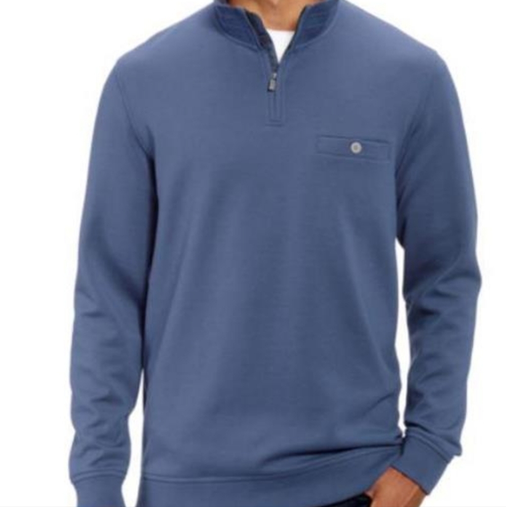 Men's Kirkland Signature Long Sleeve Quarter Zip Pullover size XXL